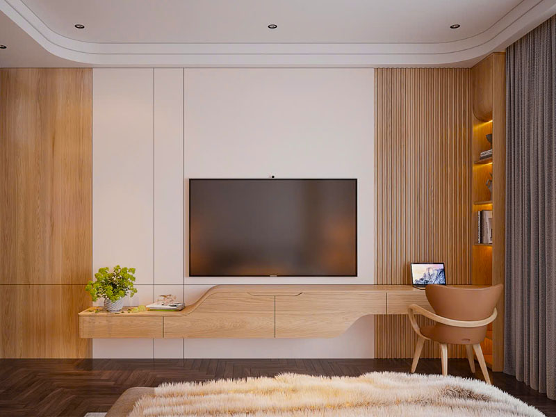 Mẫu kệ tivi treo tường đẹp KG16