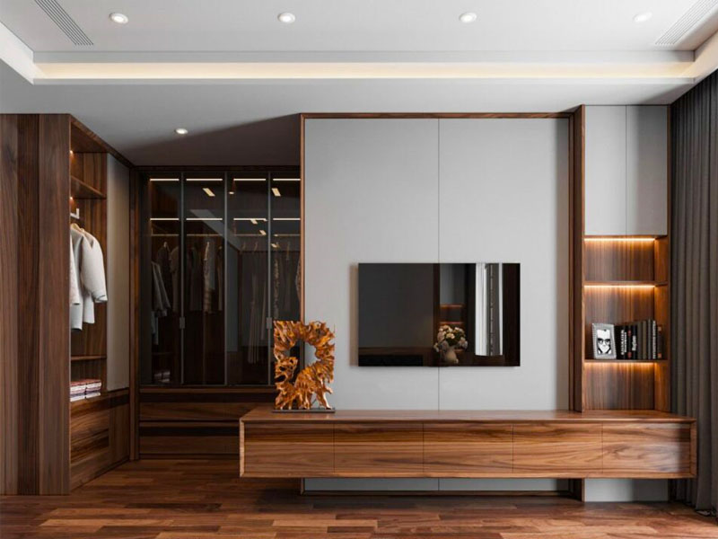 Mẫu kệ tivi treo tường KG25